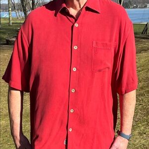 Nat Nast Luxury Originals vintage silk shirt XL